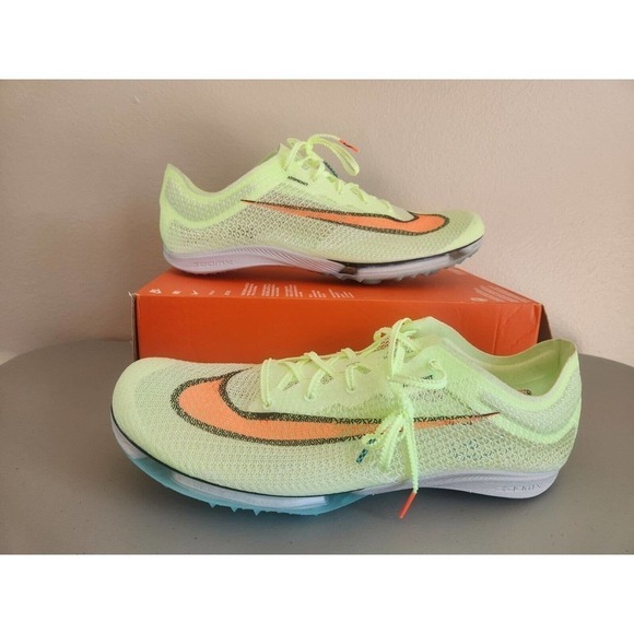 New Nike Air Zoom Victory Track Spikes Fast Pack Volt Mens Size 15 CD4385-700 - Picture 1 of 11